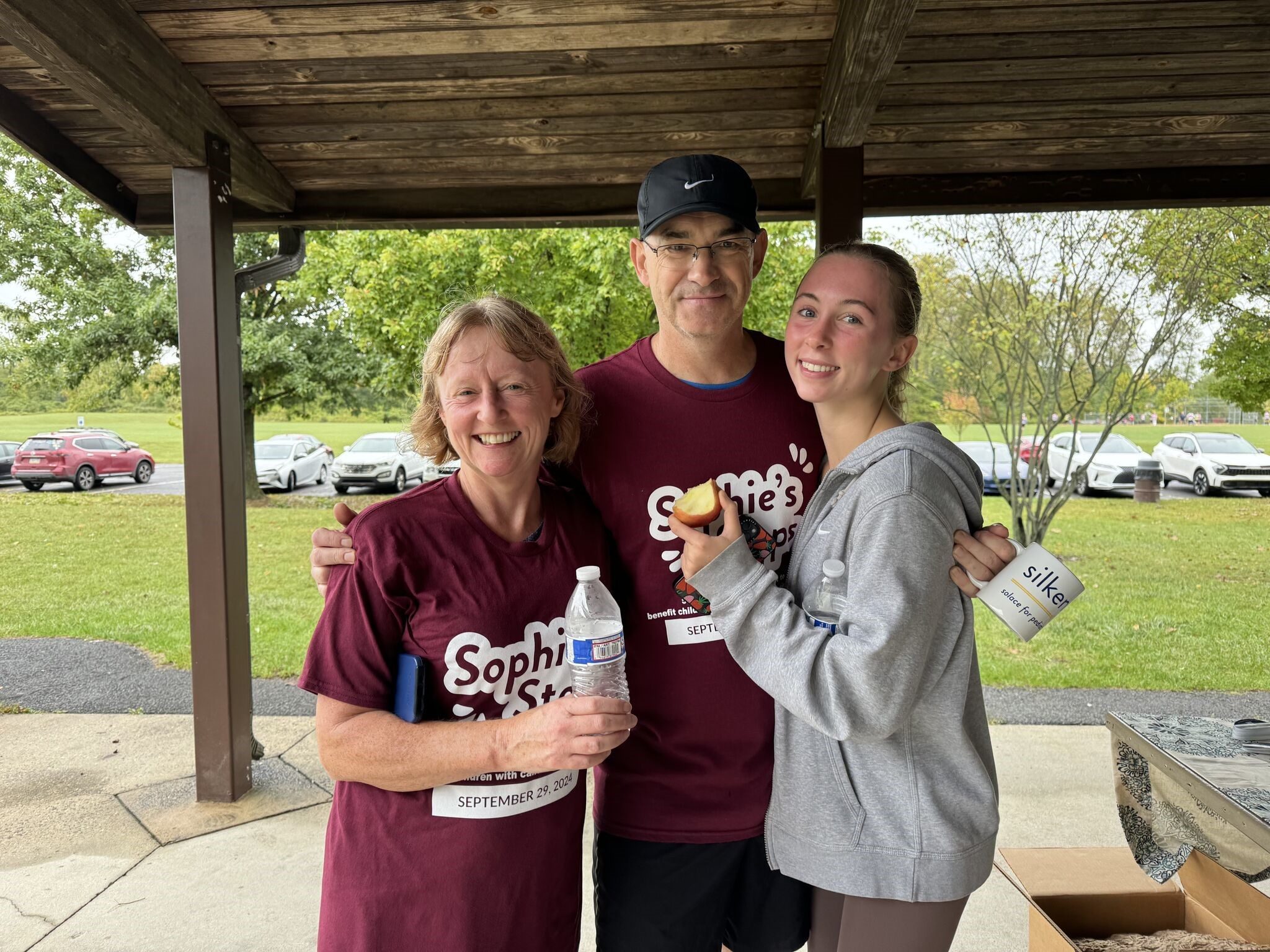 Family at a Silken Twine charity event