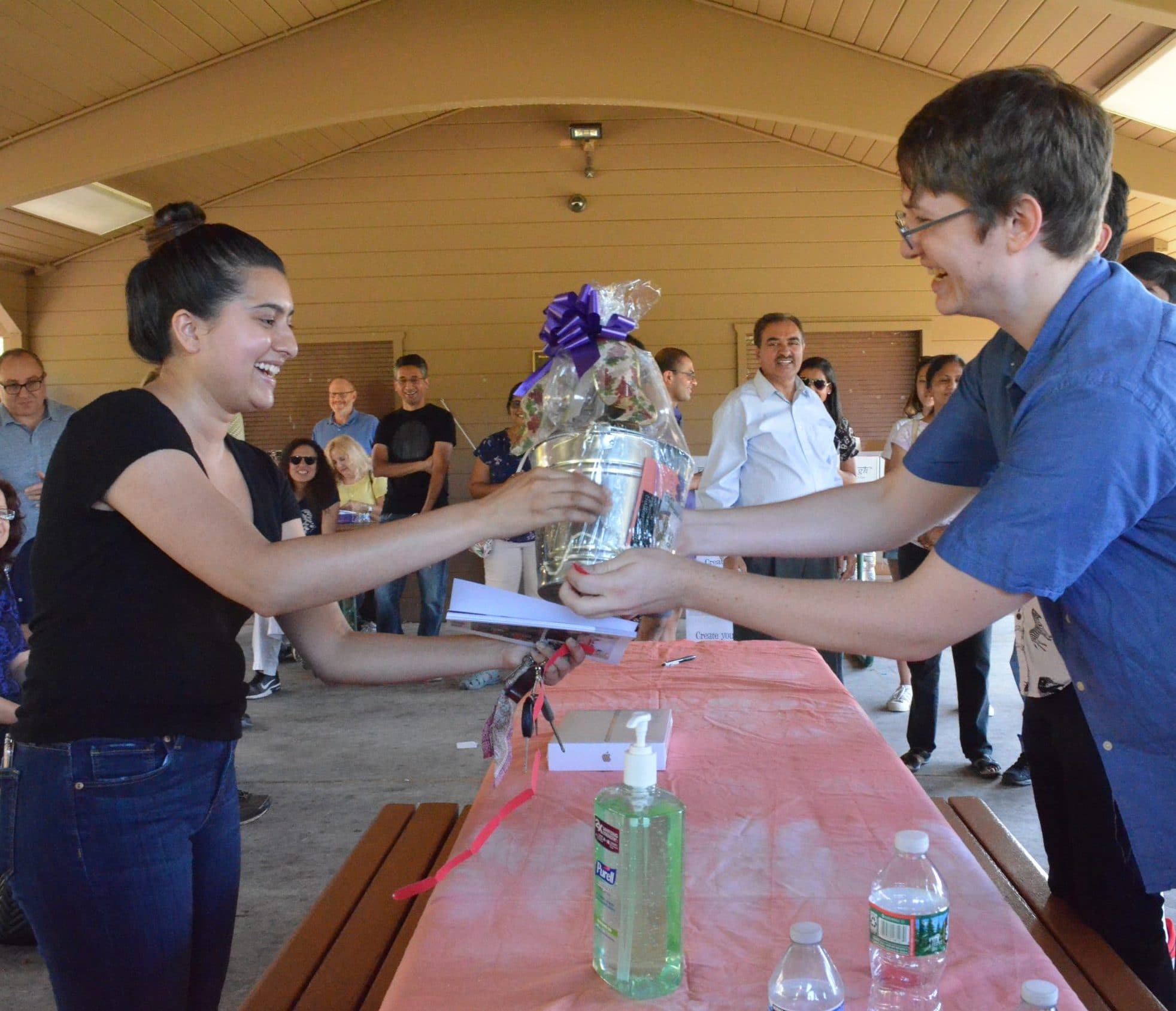 Volunteers at a Silken Twine charity event